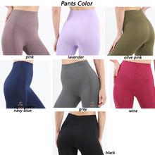 Indlæs billede til gallerivisning Women Yoga Fitness Pants High Waisted Butt Lifting Leggings Soft Stretchy Workout Seamless Leggings