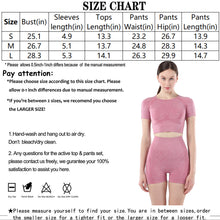 Lataa kuva Galleria-katseluun, Exercise and Fitness Yoga Suit Sports short sleeve shorts Tight-fitting and Outstanding fit