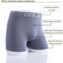 Lataa kuva Galleria-katseluun, Mens Athletic Briefs Shorts Underwear Seamless Solid color 5 pieces