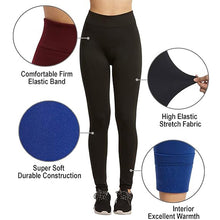 Charger l&#39;image dans la galerie, Women&#39;s seamless thermal pants hiking Slimming warm trousers for women 2 pieces
