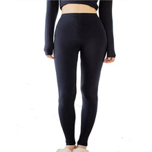Charger l&#39;image dans la galerie, Women&#39;s seamless thermal pants hiking Slimming warm trousers for women 2 pieces
