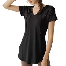 Load image into Gallery viewer, Sporty hooded top for daily wear
