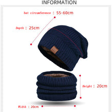 Load image into Gallery viewer, Winter Hat Scarf Gloves Set - 3-Piece Sporty Fleece Lined with Ear Protection &amp; Touchscreen
