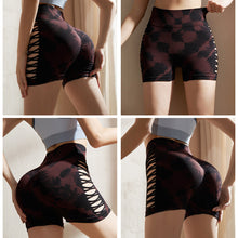 Load image into Gallery viewer, Women&#39;s yoga shorts and high-waisted gym yoga set
