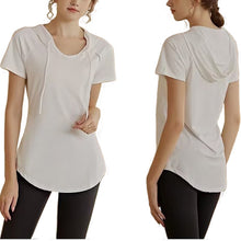 Load image into Gallery viewer, Streetwear hooded t-shirt
