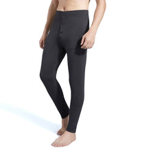 Load image into Gallery viewer, Men&#39;s hermal  leggings Bamboo fiber pants running skinny fit warm
