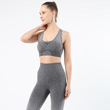 Load image into Gallery viewer, Women&#39;s sports bra gradient seamless knitting Fitness Yoga vest outdoor running underwear
