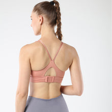Charger l&#39;image dans la galerie, Women&#39;s sports bra  back cross strap running fitness yoga shock vest
