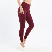 Load image into Gallery viewer, Women&#39;s High Waist Yoga Leggings with Pockets  Workout Pants
