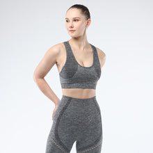 Load image into Gallery viewer, Women&#39;s sports bra seamless Fitness Yoga vest Narrow back strap outdoor running underwear
