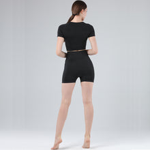Load image into Gallery viewer, Exercise and Fitness Yoga Suit Sports short sleeve shorts Tight-fitting and Outstanding fit
