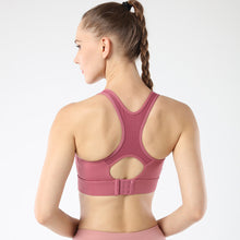 Charger l&#39;image dans la galerie, Sports Bras for Women  Strappy Sports Bra   Racerback Workout Yoga Bra with adjustable back
