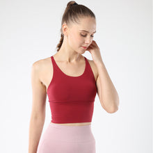 Load image into Gallery viewer, Running fitness bra straps cross sports underwear yoga vest 2021
