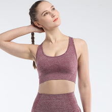 Charger l&#39;image dans la galerie, Women&#39;s sports bra seamless Fitness Yoga vest outdoor running underwear

